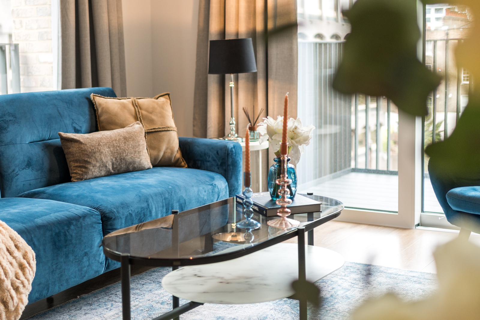 Luxury staged interior